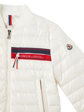 moncler bomber jacket white