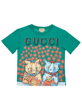 gucci cat tee