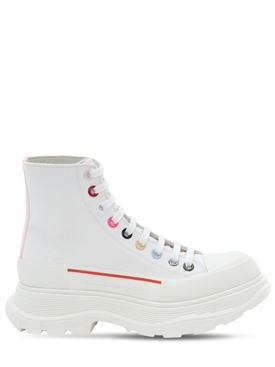 alexander mcqueen white boots