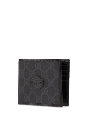 gucci canvas wallet black