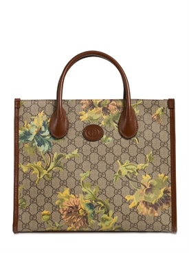Gucci - Bolso tote gg supreme con estampado - Beige/Multicolor |  Luisaviaroma