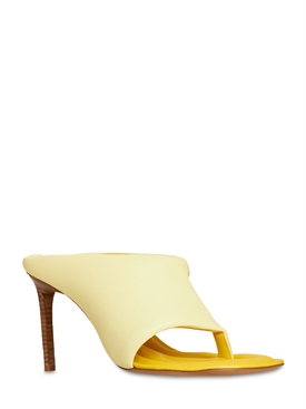 pale yellow mules