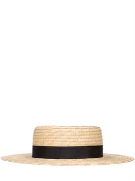 spencer boater straw hat 