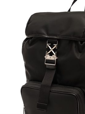 off white canvas backpack