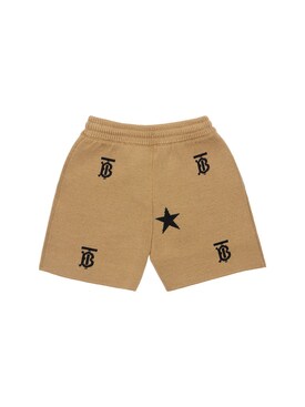 burberry wool shorts