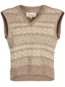 margiela knit vest