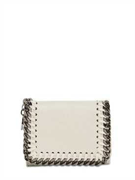 Stella McCartney - Portafoglio falabella shaggy in similpelle - Magnolia |  Luisaviaroma