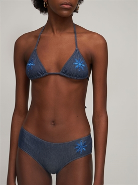 Gimaguas - Topanga cotton denim bikini 