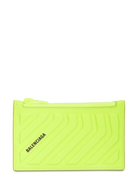 balenciaga neon card holder