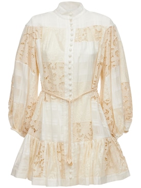 white zimmermann mini dress