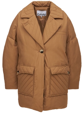 canvas puffer jacket