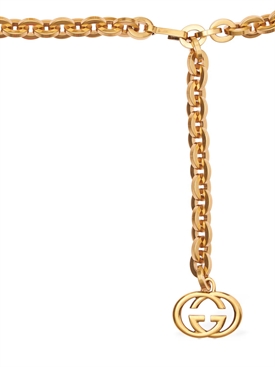 Gucci - Cinturón de cadena con logo gg - Fenix Aurum | Luisaviaroma