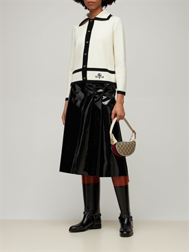Gucci - Bolso de hombro ophidia de lona gg - Ebony/White | Luisaviaroma