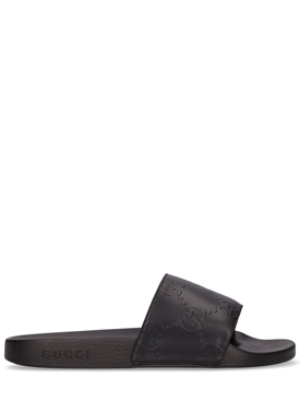 Gucci - Sandalias planas demetra - Negro | Luisaviaroma