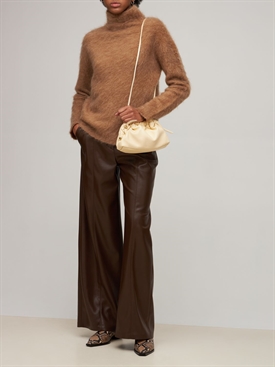 mansur gavriel cloud leather clutch