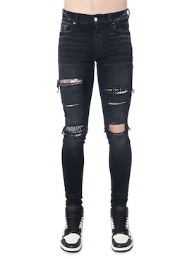 amiri aged black jeans