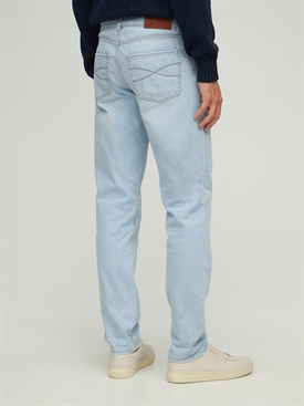 Traditional fit stretch denim jeans 