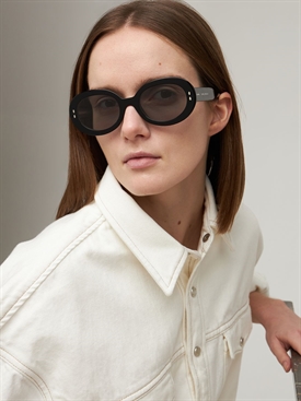 Isabel Marant - Occhiali da sole in acetato - Nero/Grigio | Luisaviaroma