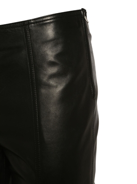 Alberta Ferretti - Flared leather pants 