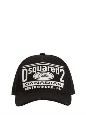 Dsquared2 - Logo cotton gabardine cap 