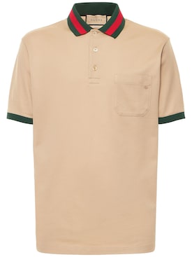 gucci web polo