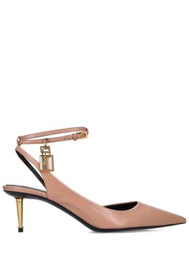 Tom Ford - 55mm kitten heel slingback pumps - Black | Luisaviaroma