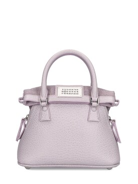 5ac micro grained leather top handle bag - Maison Margiela - Women