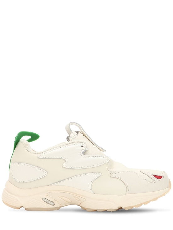 x Pyer Moss Dmx Daytona Experiment 2 Sneakers in Chalk by Reebok, available on luisaviaroma.com for $271 Gigi Hadid Shoes Exact Product 