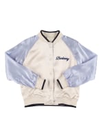 Burberry satin 2025 bomber jacket