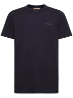 Marni Navy Printed T-Shirt