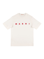 Logo print cotton jersey s/s t-shirt - Marni Junior - Boys