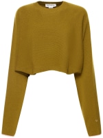 アシンメトリーカシミアクロップドセーター - Victoria Beckham