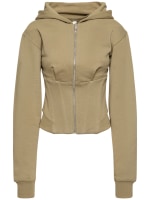 ルーシィペイジ Cotton jersey corset hoodie - Dion Lee - Women | Luisaviaroma