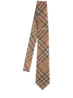 Burberry manston 2024 check silk tie