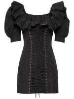 black disc dress Purpura Slip Dress in Velvet Disc Sequin Black
