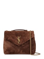 Saint Laurent Bolso Ante Marron - Tienda de Bolsos de Marca online