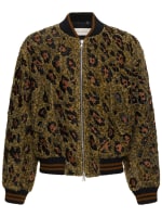 Verso embroidered zip up bomber jacket - Dries Van Noten - Men |  Luisaviaroma