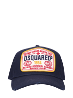 DSQUARED2 Cappello Unisex Ragazzo in cotone con visiera rigida