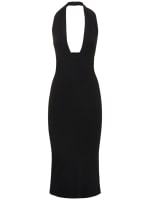 slim fit dress slacks Halter Midi Dress – WeWoreWhat main image 1