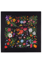 Gucci flora hot sale silk scarf