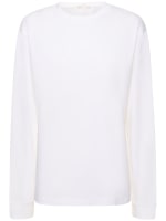 Lang rmeliges t shirt aus baumwolljersey ciles The Row Damen