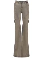 Bias denim mid rise flared jeans - Rick Owens DRKSHDW - Women | Luisaviaroma