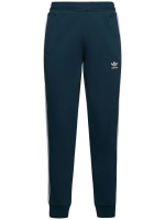 adidas Originals 3 Stripe Sweat Pants in Blue