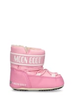 Nylon snow boots in pink - Moon Boot Kids