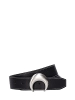 3.8cm moon leather buckle belt - Marine Serre - Men | Luisaviaroma