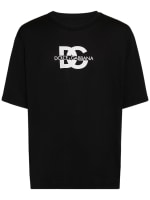 Logo cotton jersey t-shirt - Dolce&Gabbana - Men | Luisaviaroma