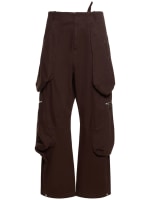 Le Cargo Croissant cotton cargo pants in brown - Jacquemus