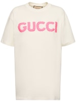 オーバーサイズコットンジャージーtシャツ - Gucci - レディース