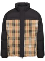 Oakwood check reversible down jacket Burberry Men Luisaviaroma