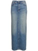 Daria Ultra High Rise Denim Maxi Skirt - Sustainable Denim